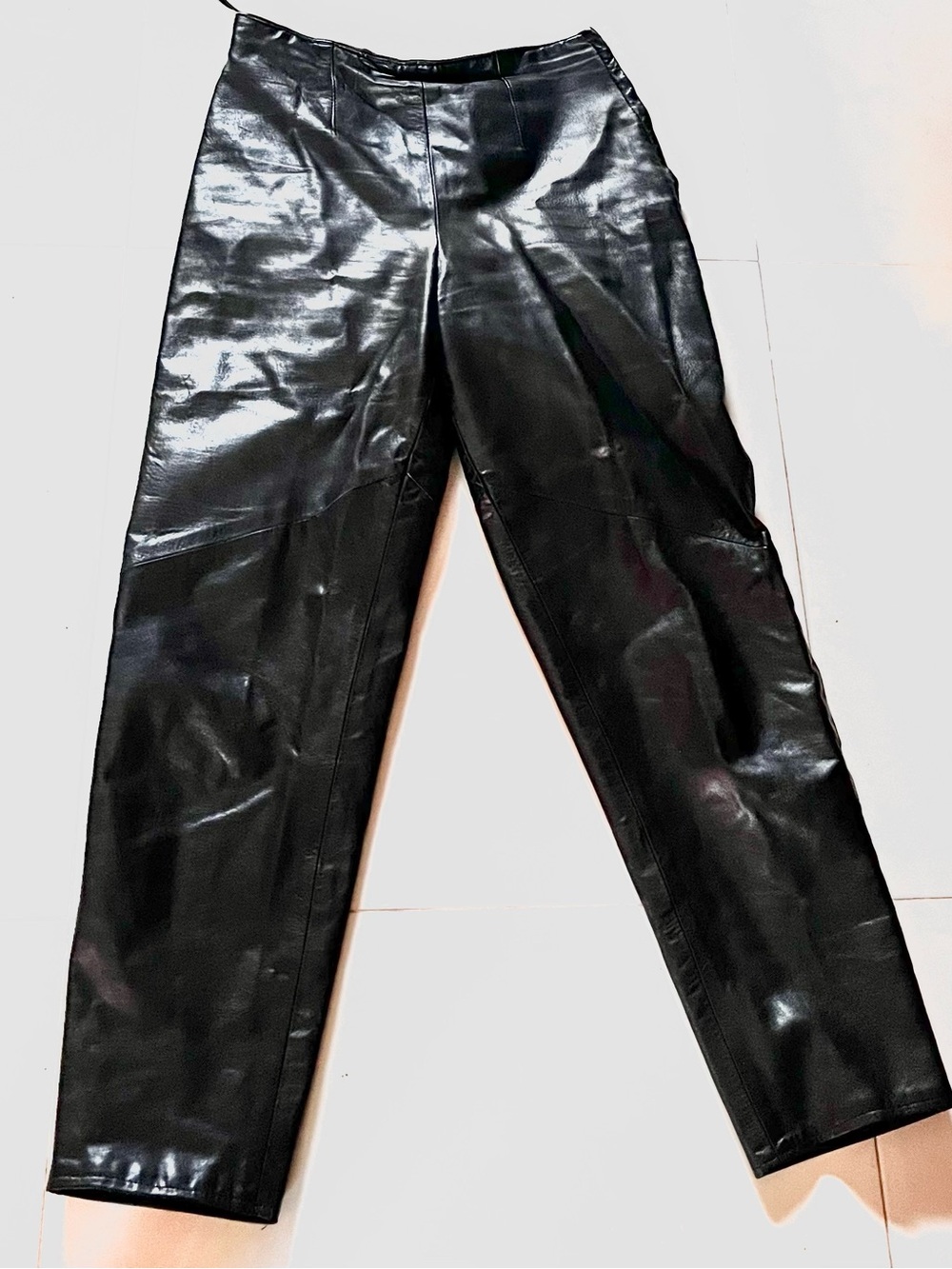 Vintage Vakko Black Leather Pants Vakko